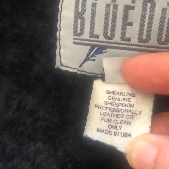 Blue Duck Black Shearling Coat - Picture 12 of 12